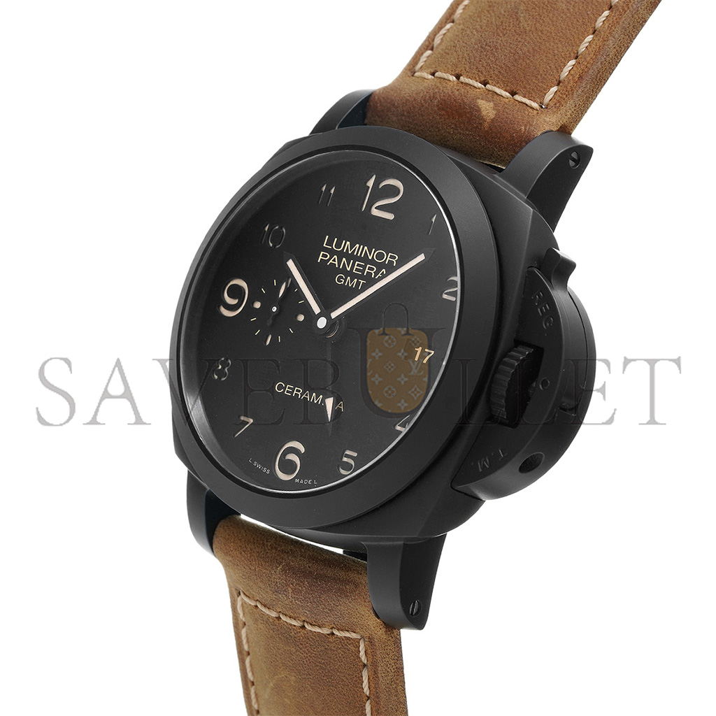 pa*e*ai luminor 1950 3 days gmt auT0matic cheramica watch pam00441